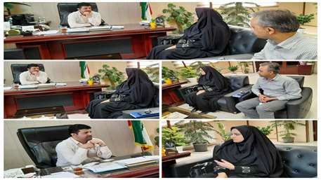  دیدار و گفتگو ریاست و معاونت دانشکده با  آقای مهندس خانی فرماندار جدید شهرستان ارادان
